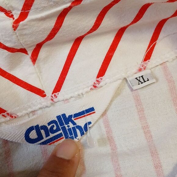 Vintage Chalk Line USA Red Stripe St.Louis  Baseball Jersey Size XLarge - Picture 4 of 8